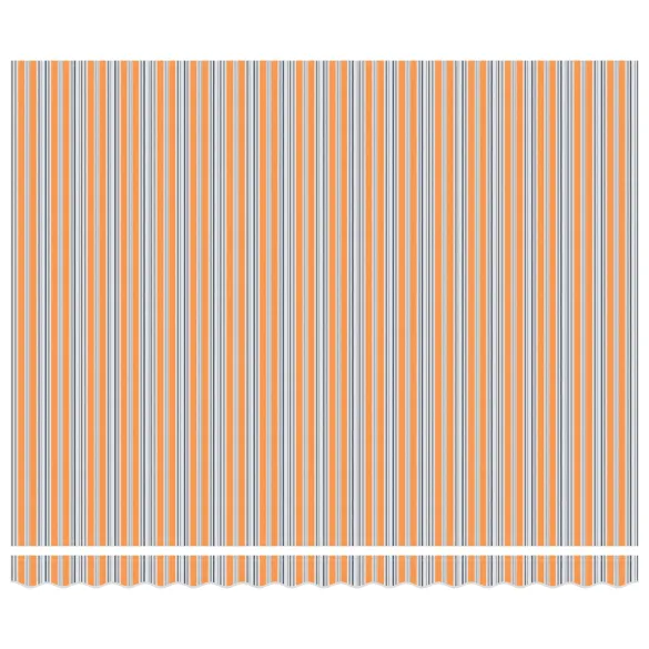 Cortină Retractabilă 4x3m, Portocaliu și Gri | Livrare Gratuită