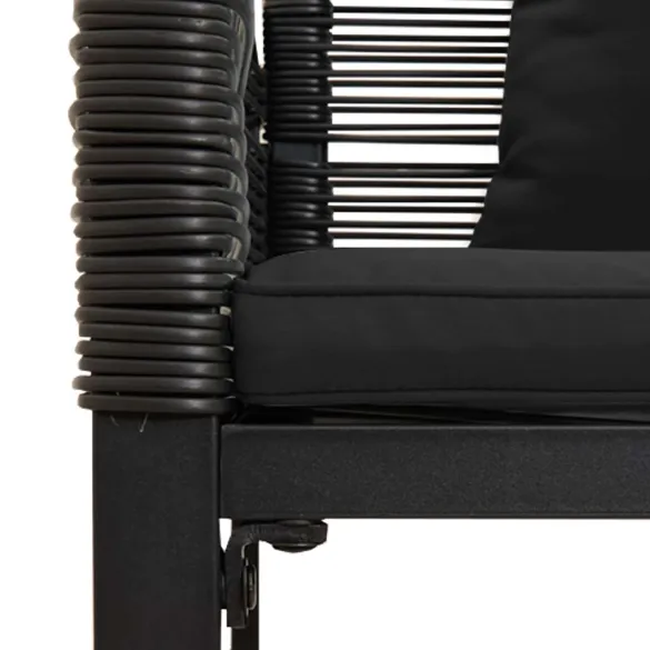 Bancă Exterior cu Pernă | Poliratan Rezistent | Livrare Gratuită