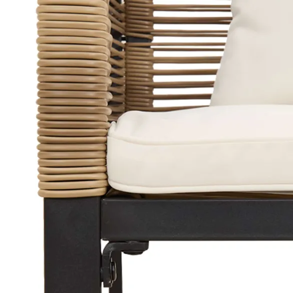 Bancă Exterior Poliratan | Design Elegant, Rezistentă la UV