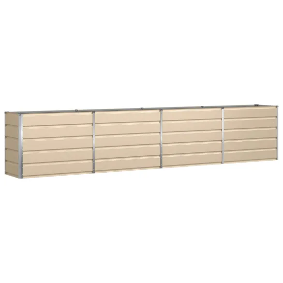 Jardinieră Creme Oțel Galvanizat 480x50x45 cm | Livrare Gratuită