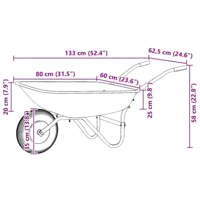 Roabă Oțel Rezistentă 120kg - Livrare Gratuită