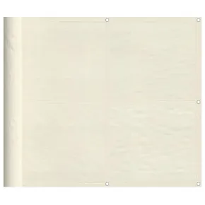 Paravan de balcon crem 90x700 cm - Rezistent la UV și apă 2