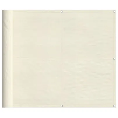 Paravan de balcon crem 90x700 cm - Rezistent la UV și apă