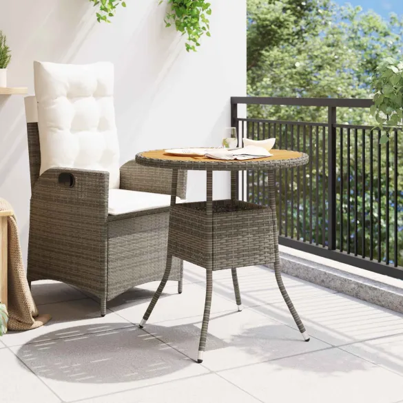 Masă Exterior 70x70 cm Lemn Acacia | Livrare Gratuită