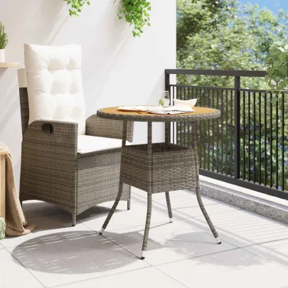 Masă Exterior 70x70 cm Lemn Acacia | Livrare Gratuită