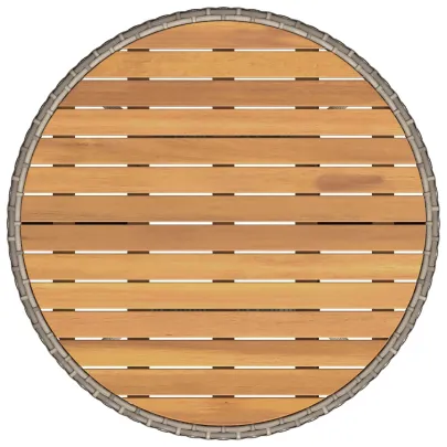 Masă Exterior 70x70 cm Lemn Acacia | Livrare Gratuită