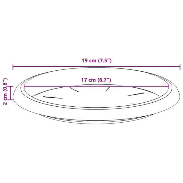 Set Ghivece Roșu Cărămidă pentru Plante | 24 Bucăți