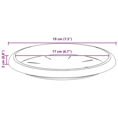Set Ghivece Roșu Cărămidă pentru Plante | 24 Bucăți