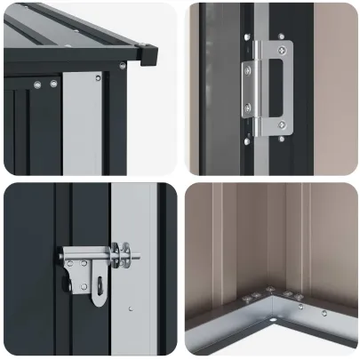 Magazie Metalică Grădină Antracit | Spațiu Stocare Rezistent