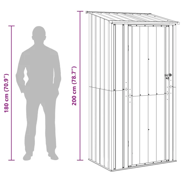 Magazie Metalică Grădină Antracit | Spațiu Stocare Rezistent