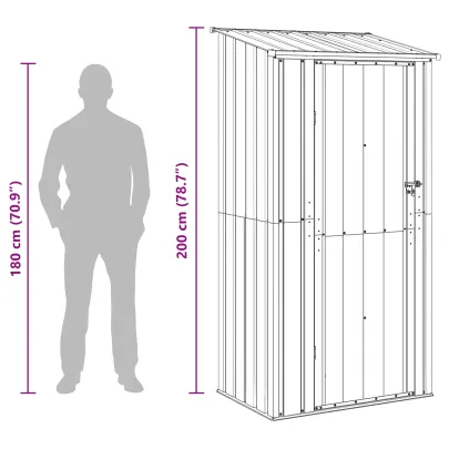 Magazie Metalică Grădină Antracit | Spațiu Stocare Rezistent
