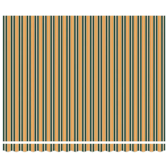 Cortină Retractabilă 4x3m Verde Galben - Livrare Gratuită