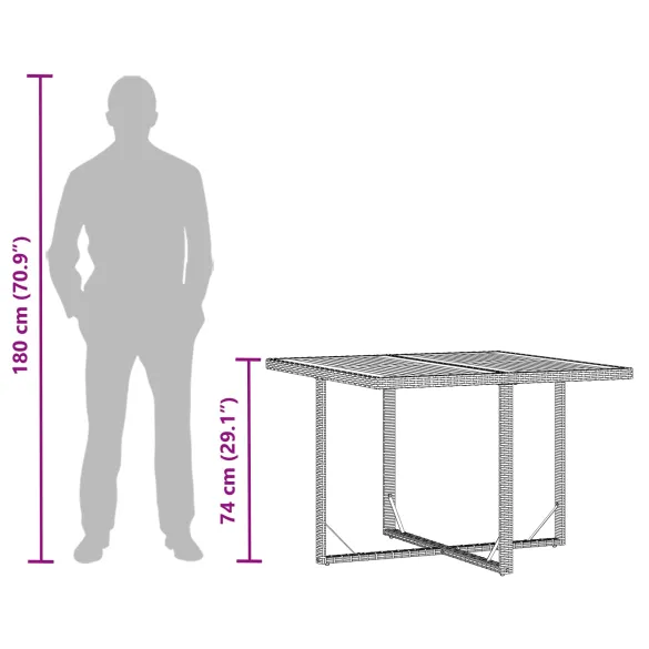 Masă de Grădină din Lemn | Livrare Gratuită