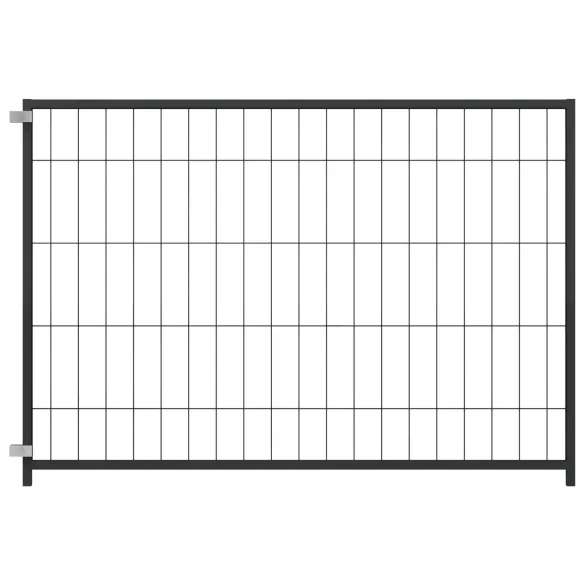 Padoc Câini Oțel Negru 300x100x70 cm | Livrare Gratuită