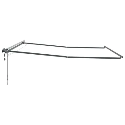 Cadru Pergola Retractabil Antracit 500x350 cm | Aluminiu