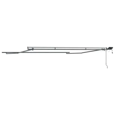 Cadru Pergola Retractabil Antracit 500x350 cm | Aluminiu