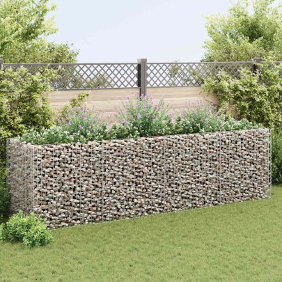 Strat Gabion Oțel 360x90x100 cm - Livrare Gratuită