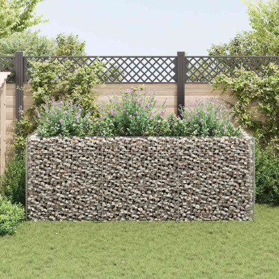 Strat Gabion Oțel 270x90x100 cm - Livrare Gratuită