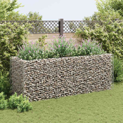 Strat Gabion Oțel 270x90x100 cm - Livrare Gratuită