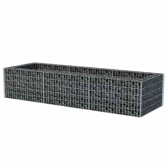 Strat Gabion Oțel Galvanizat 270x90x50 cm | Livrare Gratuită