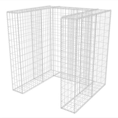 Gabion Oțel Pubelă 110x100x120 cm | Livrare Gratuită