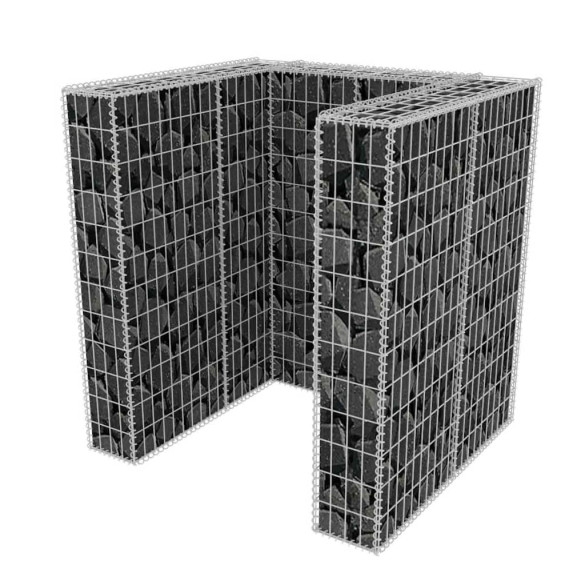 Gabion Oțel Pubelă 110x100x120 cm | Livrare Gratuită Gabion Oțel Pubelă 110x100x120 cm | Livrare Gratuită