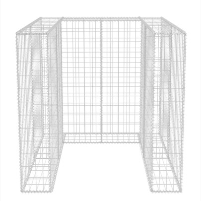 Gabion Oțel Pubelă 110x100x120 cm | Livrare Gratuită