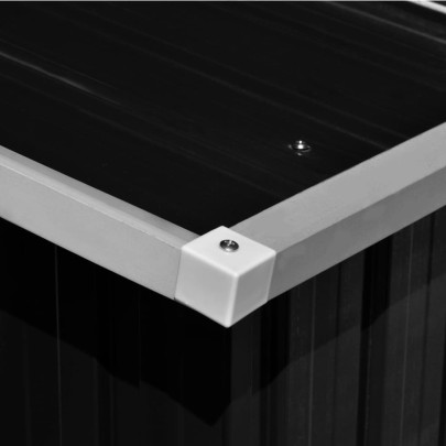 Șopron Metalic Antracit - Depozitare Sigură Grădină