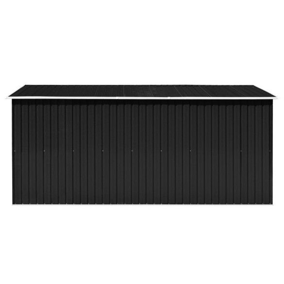 Șopron Metalic Grădină 257x392x181 cm - Antracit