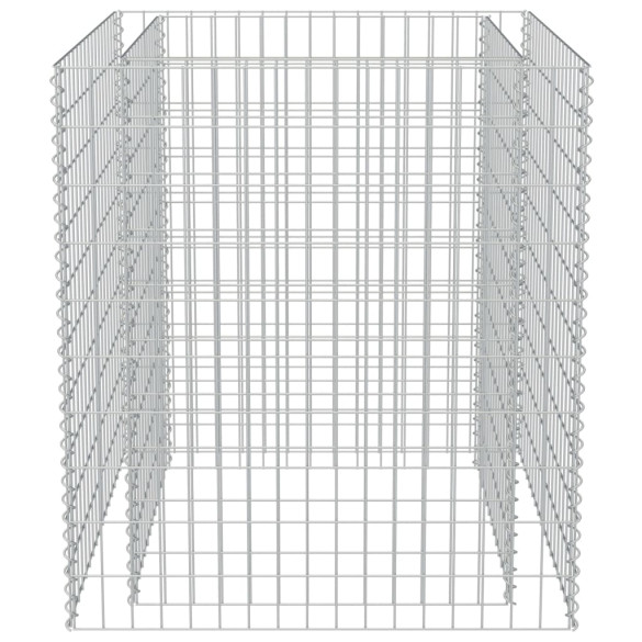 Strat Gabion Înălțat 90x90x100cm - Oțel Galvanizat