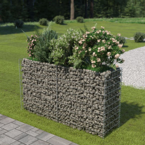 Strat Gabion Oțel Galvanizat 180x50x100 cm - Livrare Gratuită