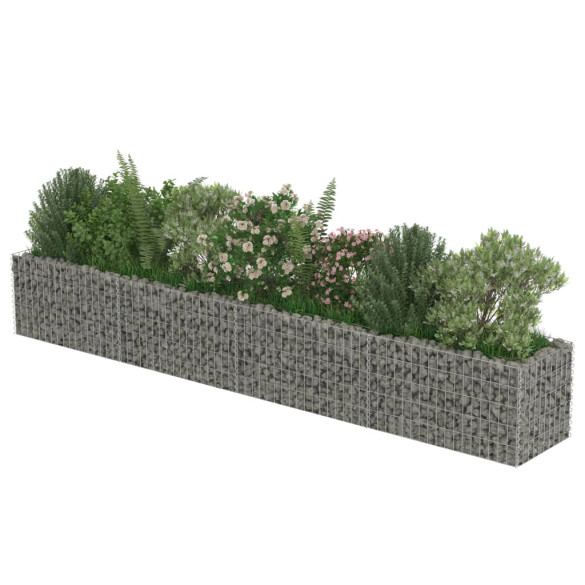Strat Înălțat Gabion 360x50x50 cm - Oțel Galvanizat