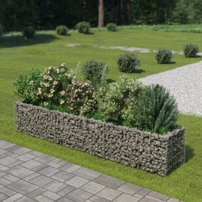 Strat Gabion Înălțat 270x50x50 cm - Oțel Galvanizat Rezistent
