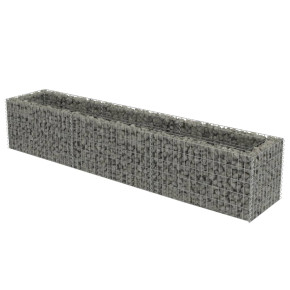 Strat Gabion Înălțat 270x50x50 cm - Oțel Galvanizat Rezistent 2
