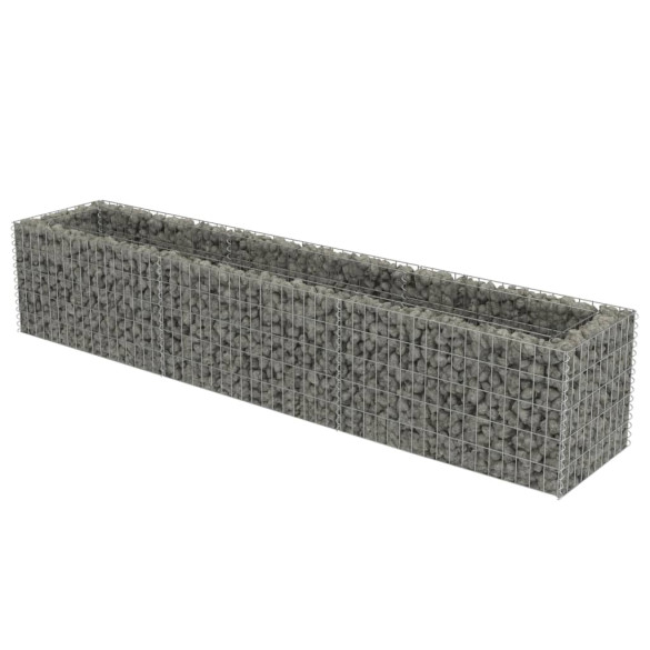 Strat Gabion Înălțat 270x50x50 cm - Oțel Galvanizat Rezistent