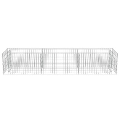 Strat Gabion Înălțat 270x50x50 cm - Oțel Galvanizat Rezistent