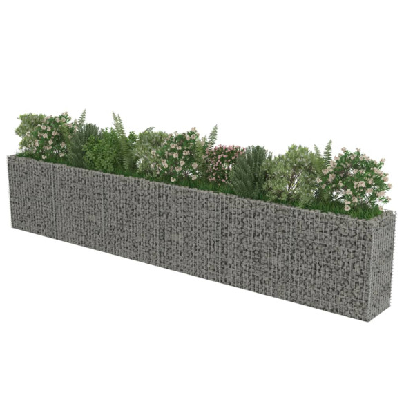 Strat Înălțat Gabion Oțel Galvanizat 540x50x100 cm