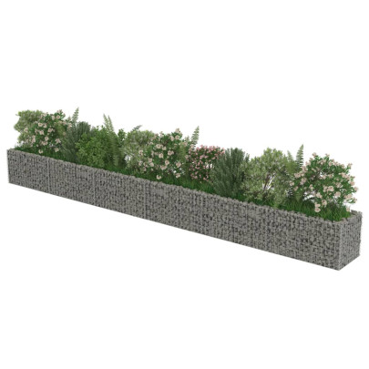 Strat Înălțat Gabion 540x50x50 cm - Oțel Galvanizat