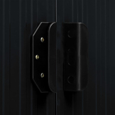 Șopron Metalic Grădină cu Uși Glisante - Antracit