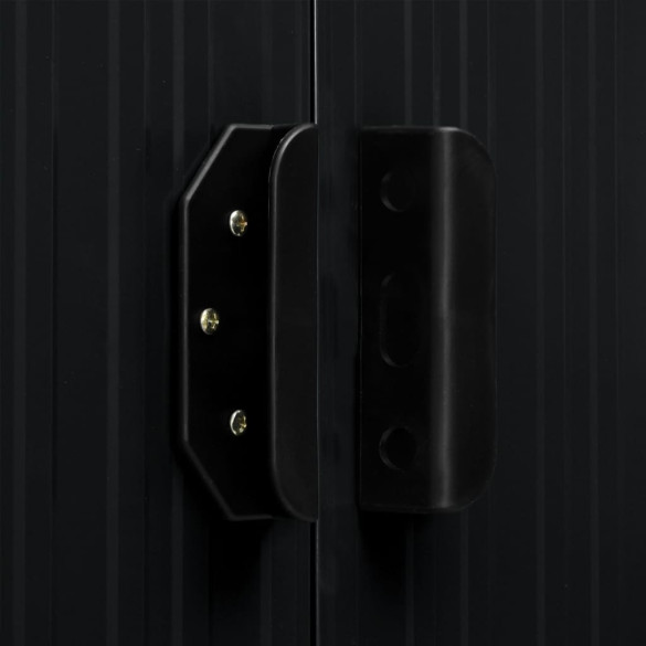 Șopron Grădină Oțel cu Acoperiș Extins - Antracit 336x270 cm