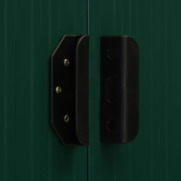 Șopron Grădină Oțel cu Acoperiș Extins - Verde 336x270cm