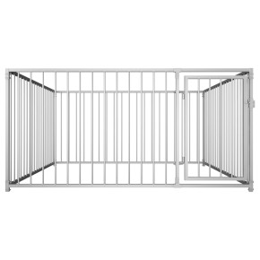 Padoc Exterior Câini 200x200x100cm - Oțel Galvanizat 2