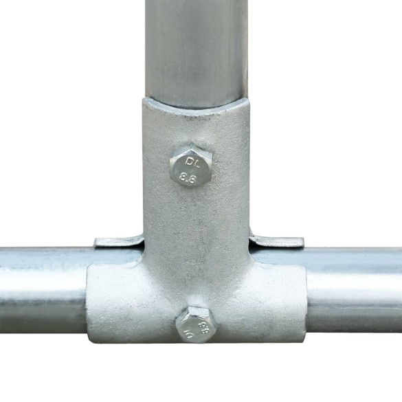 Coteț Păsări Oțel Galvanizat 5x1x1.5m - Livrare Gratuită