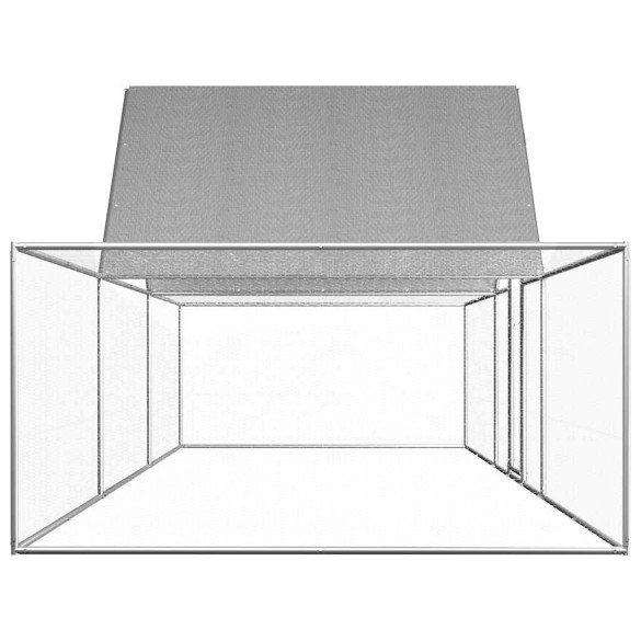 Coteț Păsări 6x2x2m - Oțel Galvanizat | Livrare Gratuită