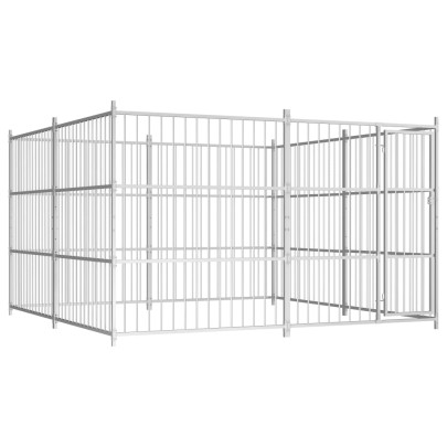 Padoc pentru câini de exterior - 300 x 300 x 185 cm