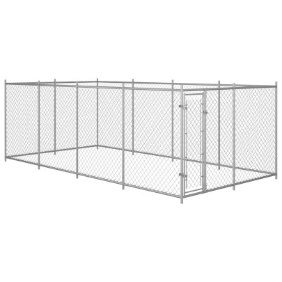 Padoc pentru câini de exterior - 7,6 x 3,8 x 1,9 m