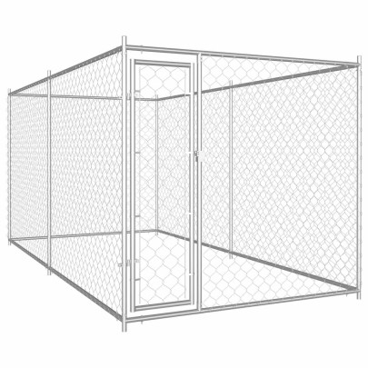 Padoc pentru câini de exterior - 382 x 192 x 185 cm
