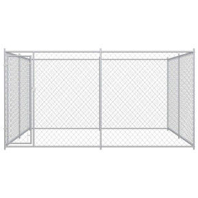 Padoc Câini Exterior 14,6 m² - Oțel Galvanizat 2