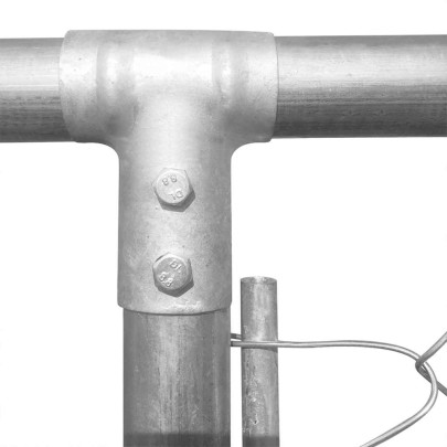 Padoc Exterior Acoperit pentru Câini - 382x382x225 cm