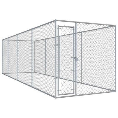 Padoc pentru câini de exterior - 760x192x185 cm